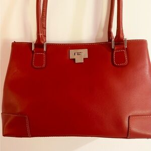 Liz Claiborne Red Shoulder Bag